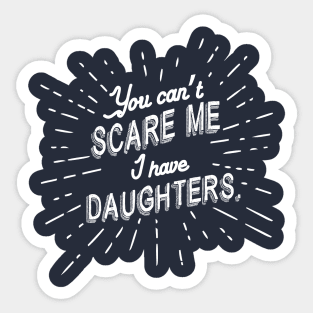 Father Daughters - daddy dad father's day daughter girl girls Sticker